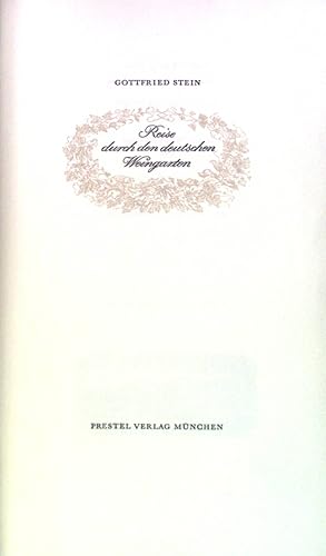Bild des Verkufers fr Reise durch den deutschen Weingarten. zum Verkauf von books4less (Versandantiquariat Petra Gros GmbH & Co. KG)