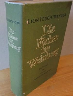 Die Füchse im Weinberg. Ein Vorspiel zur Großen Franz. Revolution. Roman.