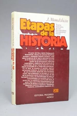 Bild des Verkufers fr Etapas De La Historia Momdzhin Marxismo Tapa Dura 1980 Bj5 zum Verkauf von Libros librones libritos y librazos