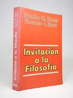 Imagen del vendedor de Invitacin A La Filosofia Stanley M. Honer Propedutica Ee3 a la venta por Libros librones libritos y librazos