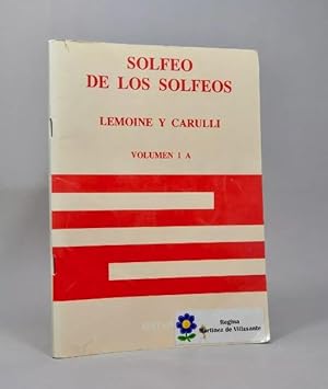 Imagen del vendedor de Solfeo De Los Solfeos Lemoine Y Carulli Volumen 1 A 1992 C7 a la venta por Libros librones libritos y librazos