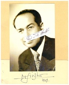 Seller image for MARTIAL SINGHER (1904-90) franz�sischer Operns�nger (Bariton) und Gesangsp�dagoge / French baritone opera singer for sale by Herbst-Auktionen