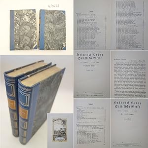 Bild des Verkufers fr Briefe I und II. 2 Einzelbnde aus : Smtliche Werke, herausgegeben und eingeleitet von Rudolf Frank * H A L B L E D E R - MAROQUIN - V O R Z U G S A U S G A B E zum Verkauf von Galerie fr gegenstndliche Kunst