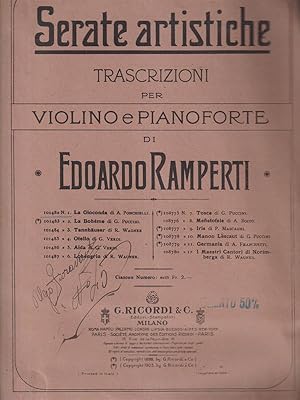 Serate artistiche. Trascrizioni per violino e pianoforte