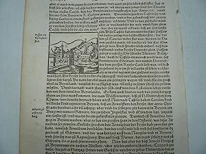 Immagine del venditore per Passau, Ansicht, Holzschnitt, Sebastian Mnster, Cosmographia, 1570 --aus einer dt. Ausgabe, ca. anno 1570, Blatt: 30 x 20 cm. venduto da Hammelburger Antiquariat
