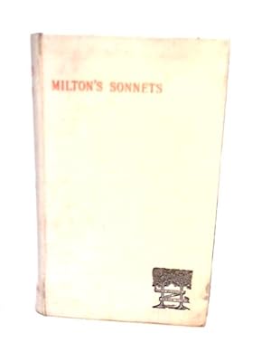 Seller image for The Sonnets of John Milton for sale by World of Rare Books
