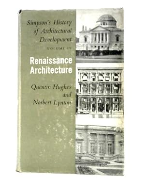 Image du vendeur pour Renaissance Architecture mis en vente par World of Rare Books