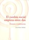 Imagen del vendedor de El cambio social empieza entre dos, a la venta por Agapea Libros