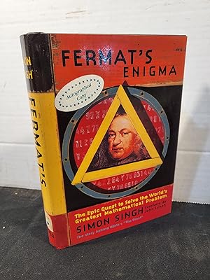 Bild des Verkufers fr Fermat's Enigma signed edition : The Epic Quest to Solve the World's Greatest Mathematical Problem zum Verkauf von HGG Books