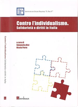 Immagine del venditore per Contro l'individualismo Solidariet e diritti in Italia venduto da Biblioteca di Babele