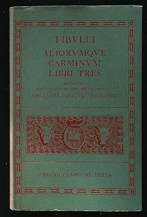 Seller image for Aliorumque carminum libri tres - Carmina for sale by Miliardi di Parole
