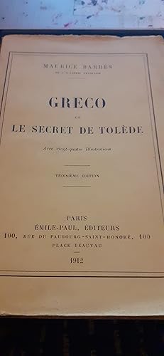 GRECO ou le secret de TOLEDE