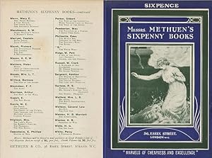 Messrs. Methuen's Sixpenny Books. (Publisher's advertising folder).