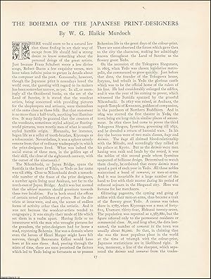 Seller image for The Bohemia of the Japanese Print Designers; The Nihombashi, or Yedo. An original article from The Bookman's Journal. Published by Bookman's Journal 1925. for sale by Cosmo Books