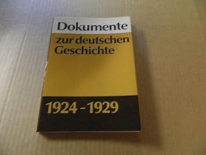 Bild des Verkufers fr Dokumente zur deutschen Geschichte; Teil: 1924 - 1929. hrsg. von Wolfgang Ruge u. Wolfgang Schumann. Bearb. von Wolfgang Ruge unter Mitw. von Klaus Dichtl zum Verkauf von Versandantiquariat Schfer