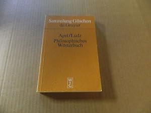 Seller image for Philosophisches Wrterbuch. von Max Apel u. Peter Ludz / Sammlung Gschen ; 2202 for sale by Versandantiquariat Schfer