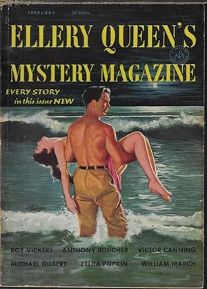 Seller image for ELLERY QUEEN'S Mystery Magazine: February, Feb. 1954 for sale by Books from the Crypt