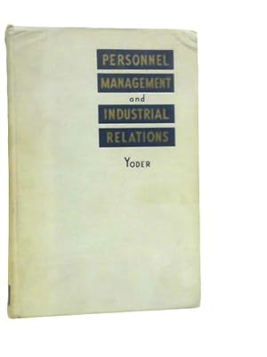 Seller image for Personnel Management and Industrial Relations for sale by World of Rare Books