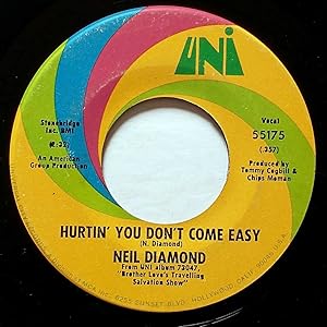 Seller image for Holly Holy / Hurtin' You Don't Come Easy [7" 45 rpm Single] for sale by Kayleighbug Books, IOBA