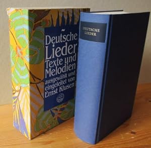 Deutsche Lieder. Texte und Melodien ausgewählt und eingeleitet von Ernst Klusen,