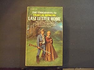 Imagen del vendedor de Last Letter Home pb Vilhelm Moberg 1st Popular Library Print 1978 a la venta por Joseph M Zunno