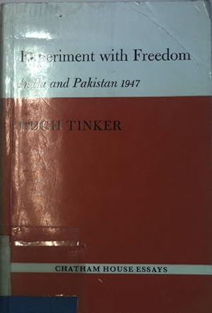 Bild des Verkufers fr Experiment with freedom. India and Pakistan. zum Verkauf von books4less (Versandantiquariat Petra Gros GmbH & Co. KG)