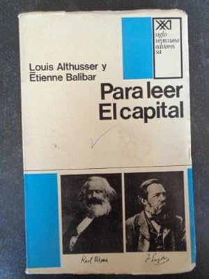 Seller image for Para leer el capital for sale by Libros del cuervo