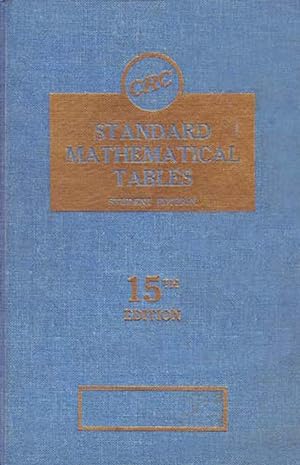 Standard Mathematical Tables Student Edition 15th Edition