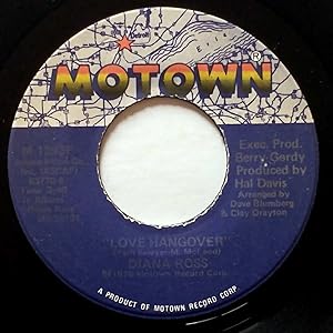 Seller image for Love Hangover / Kiss Me Now [7" 45 rpm Single] for sale by Kayleighbug Books, IOBA