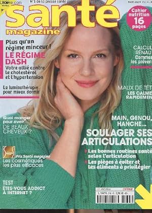 Image du vendeur pour Sant magazine n555 - Mars 2022 - Plus qu'un rgime minceur ! le rgime Dash, votre alli contre le cholestrol et l'hypertension - La luminothrapie pour mieux dormir - Quoi manger pour avoir de beaux cheveux ? - Calculs rnaux, comment les prvenir - M mis en vente par Le-Livre