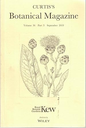 Bild des Verkufers fr Curtis's Botanical Magazine Volume 36 Part 3 September 2019 zum Verkauf von Kenneth Mallory Bookseller ABAA