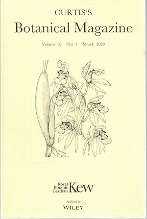 Bild des Verkufers fr Curtis's Botanical Magazine Volume 37 Part 1 March 2020 zum Verkauf von Kenneth Mallory Bookseller ABAA