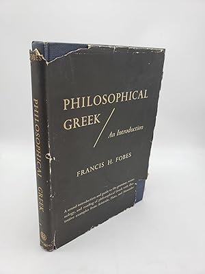 Immagine del venditore per Philosophical Greek: An Introduction venduto da Shadyside Books