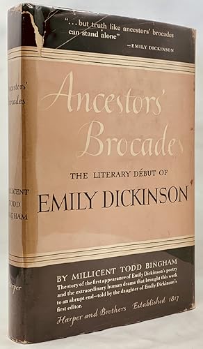 Seller image for Ancestors' Brocades: The Literary Debut of Emily Dickinson for sale by Zach the Ripper Books