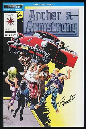 Seller image for Archer & Armstrong 1 Comic Signed by Jim Shooter Valiant Barry Windsor-Smith art for sale by CollectibleEntertainment