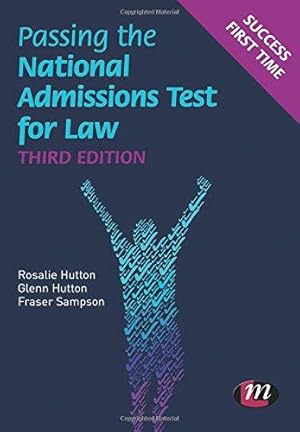 Imagen del vendedor de Passing the National Admissions Test for Law (LNAT) (Student Guides to University Entrance) a la venta por WeBuyBooks