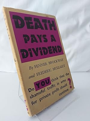 Bild des Verkufers fr Death Pays a Dividend zum Verkauf von Berkshire Rare Books
