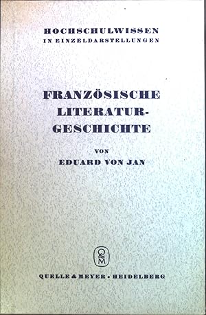 Bild des Verkufers fr Franzsische Literaturgeschichte in Grundzgen. zum Verkauf von books4less (Versandantiquariat Petra Gros GmbH & Co. KG)