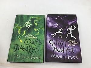 Seller image for Chronicles of Ancient Darkness: Oath Breaker + Ghost Hunter (both signed first editions) for sale by Neverland Books