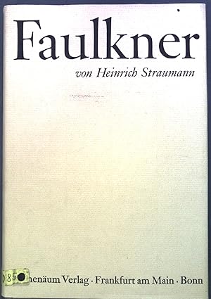 Imagen del vendedor de William Faulkner. a la venta por books4less (Versandantiquariat Petra Gros GmbH & Co. KG)