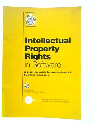 Bild des Verkufers fr Intellectual Property Rights in Software zum Verkauf von World of Rare Books