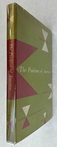 The Position of America, and Other Essays; [by] Alfonso Reyes, selected & translated from the Spa...