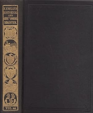 Image du vendeur pour The New England Historical and Genealogical Register. 1892 Vol. XLVI mis en vente par Americana Books, ABAA