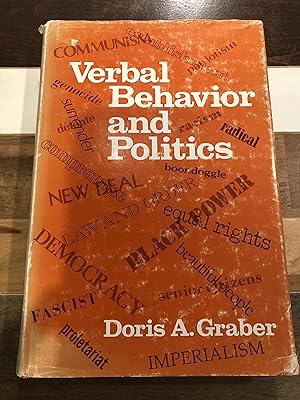 Imagen del vendedor de Verbal Behavior and Politics a la venta por Rosario Beach Rare Books