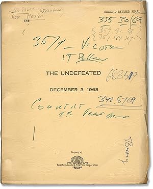 The Undefeated (Original screenplay for the 1969 Western film)