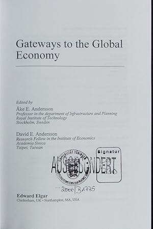Image du vendeur pour Gateways to the global economy. mis en vente par Antiquariat Bookfarm