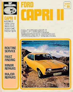 Imagen del vendedor de S. P. Workshop Manual Series No. 09. Ford Capri II. O.H.V. and O.H.C. Covering all Models Fitted with 1300,1600,and 2000 Engines from 1974 a la venta por Barter Books Ltd