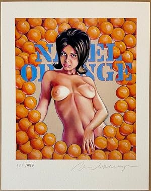 Bild des Verkufers fr Navel Orange. Farb. Lithographie. 28 x 22 cm. Nummeriert (985/999) und signiert. zum Verkauf von Antiquariat am St. Vith