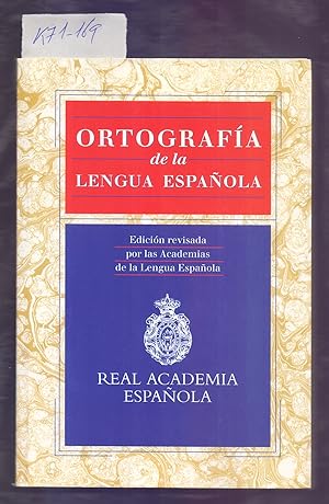 Imagen del vendedor de ORTOGRAFIA DE LA LENGUA ESPAÑOLA a la venta por Libreria 7 Soles
