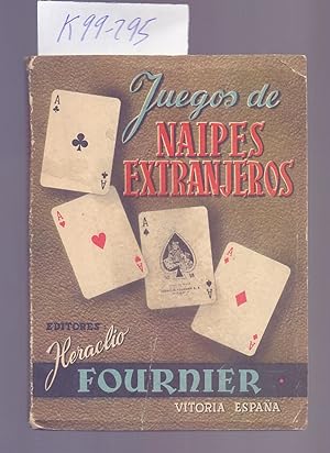 Imagen del vendedor de JUEGOS DE NAIPES EXTRANJEROS a la venta por Libreria 7 Soles
